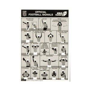 Cliff Keen Football Signal Cards