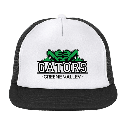 Greene Valley Gators Flat Bill Snapback Trucker Cap