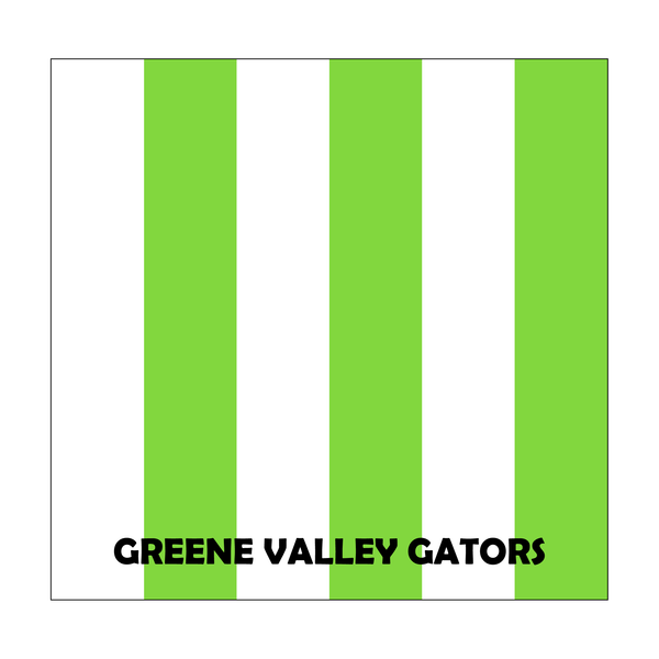 Greene Valley Gators Cabana Stripe Beach Towel