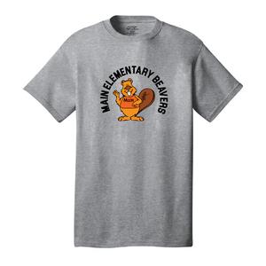 Main Elementary Beavers Grey T-Shirt