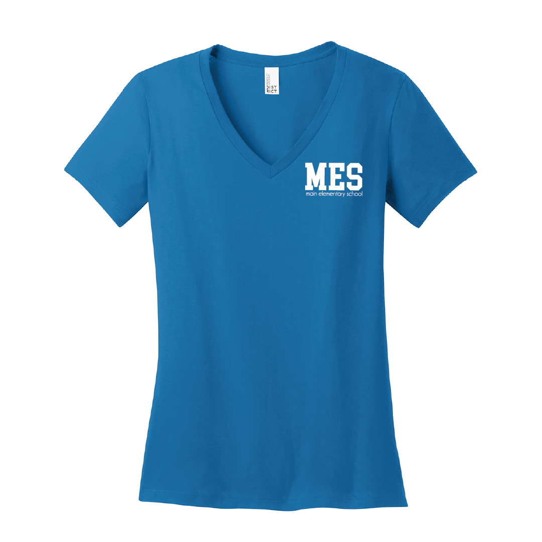Main Elementary Staff Ladies V-Neck Shirt