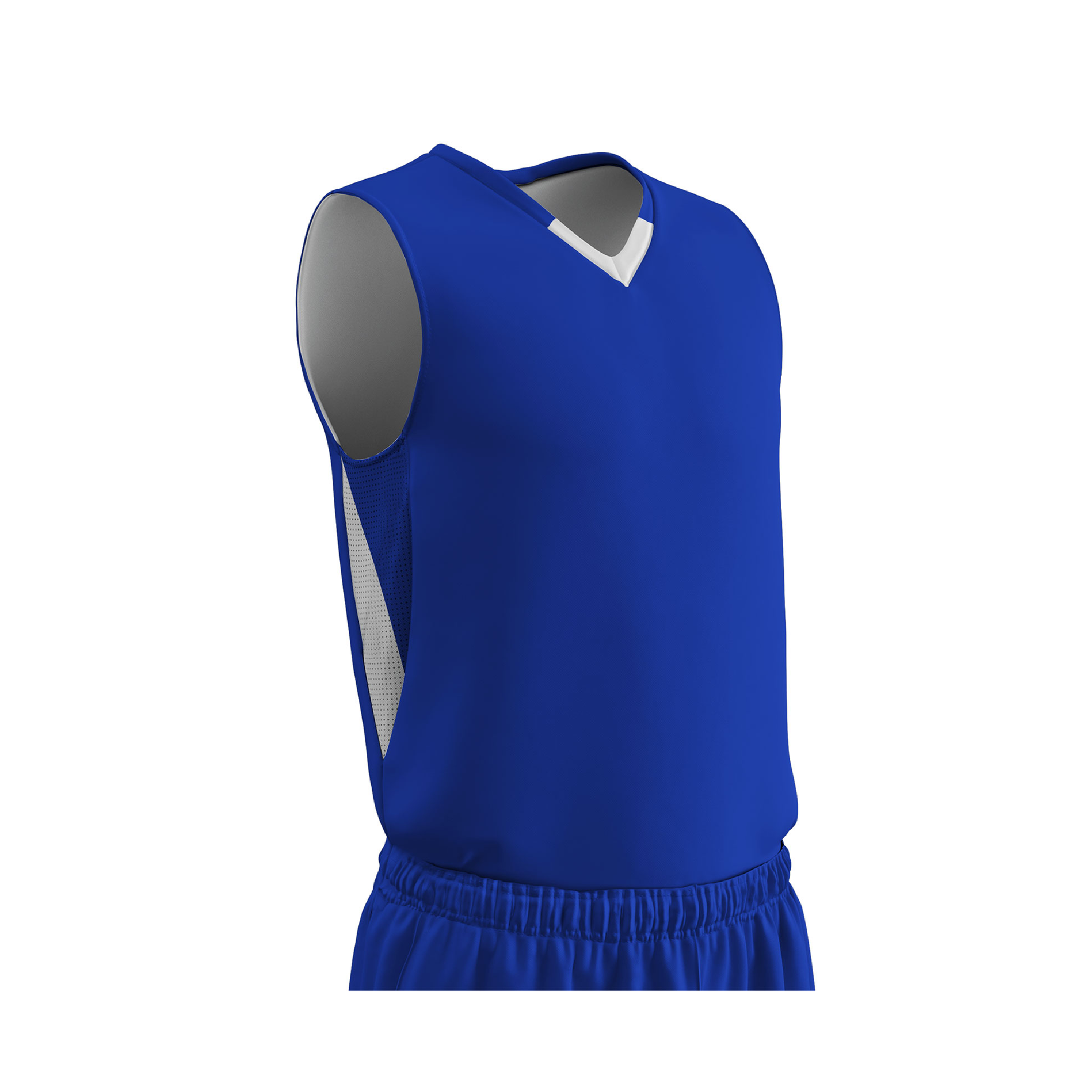 design plain blue basketball jersey