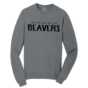 Beavercreek Beavers Garmet Dyed Sweatshirt
