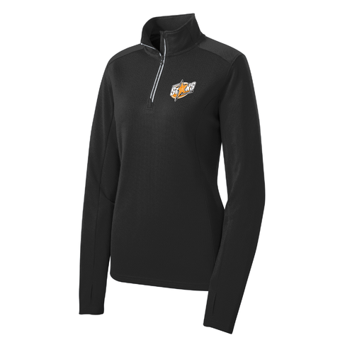 Beavercreek Stars Ladies Textured 1/4-Zip Pullover