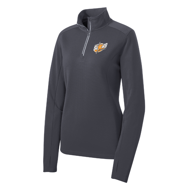 Beavercreek Stars Ladies Textured 1/4-Zip Pullover