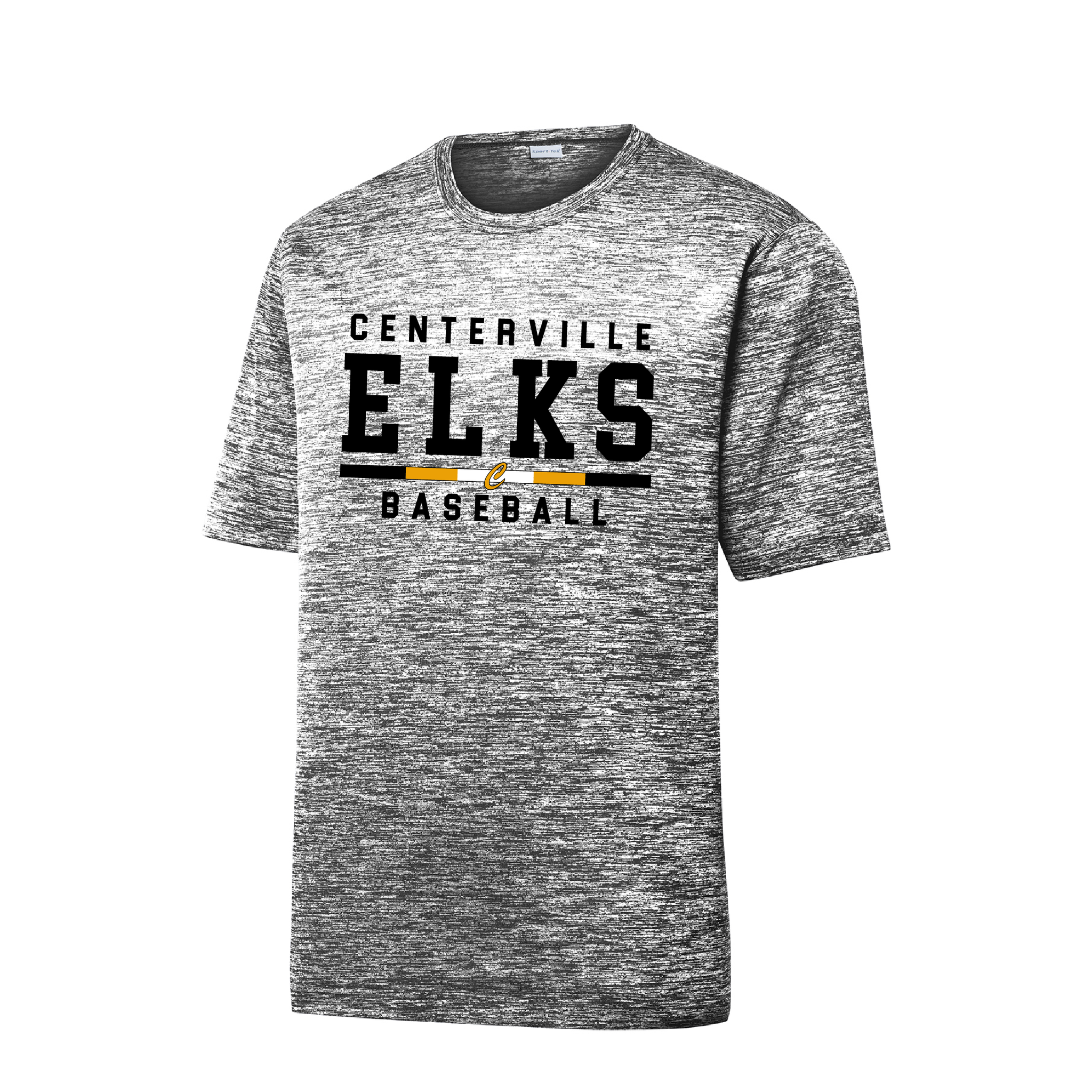 Centerville Elks Baseball Electric Heather Tee