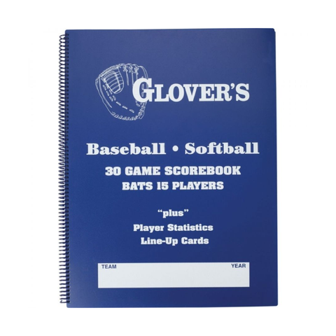 Glover's 30 Game Baseball/Softball Scorebook
