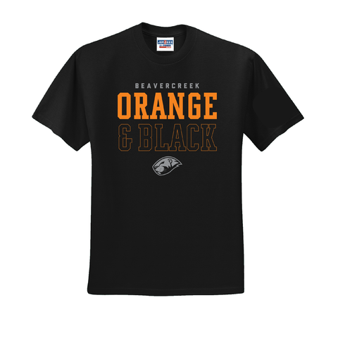 Coy Middle School Orange & Black T-Shirt