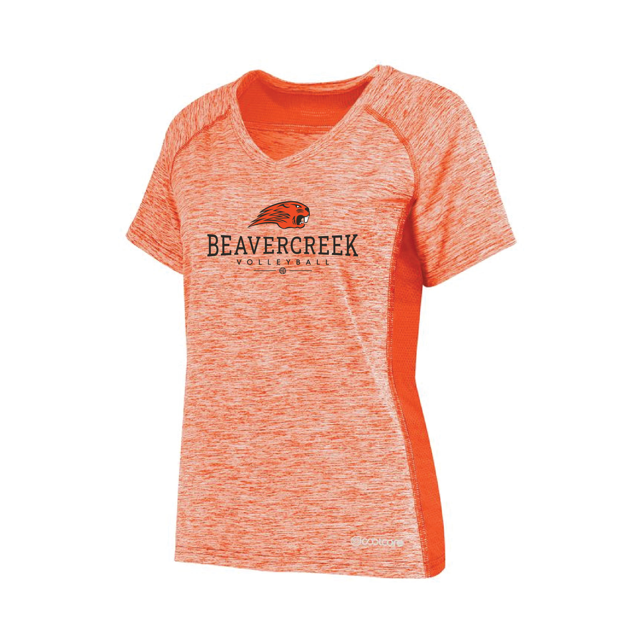 Beavercreek Volleyball Ladies Electrify CoolCore Tee