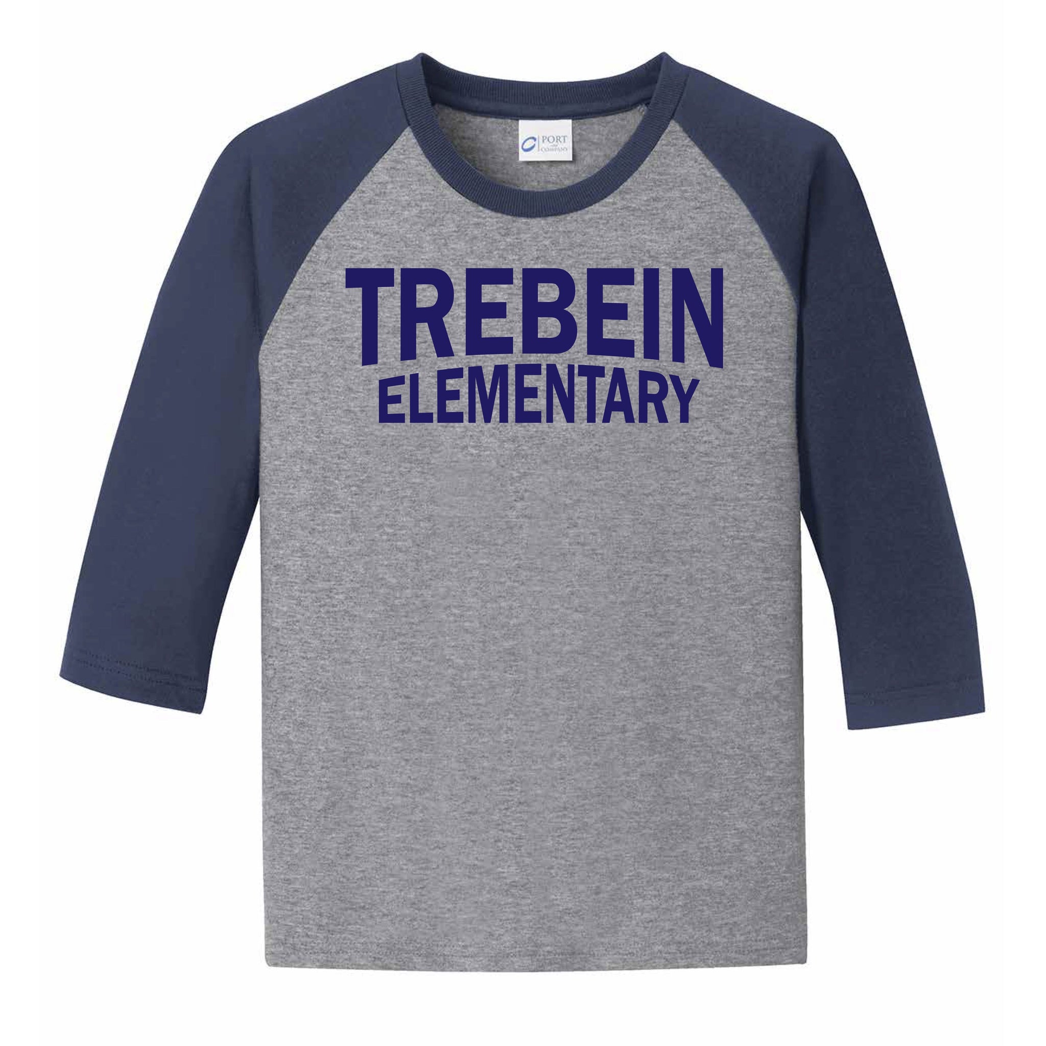 Trebein Elementary 3/4 Sleeve Raglan Tee