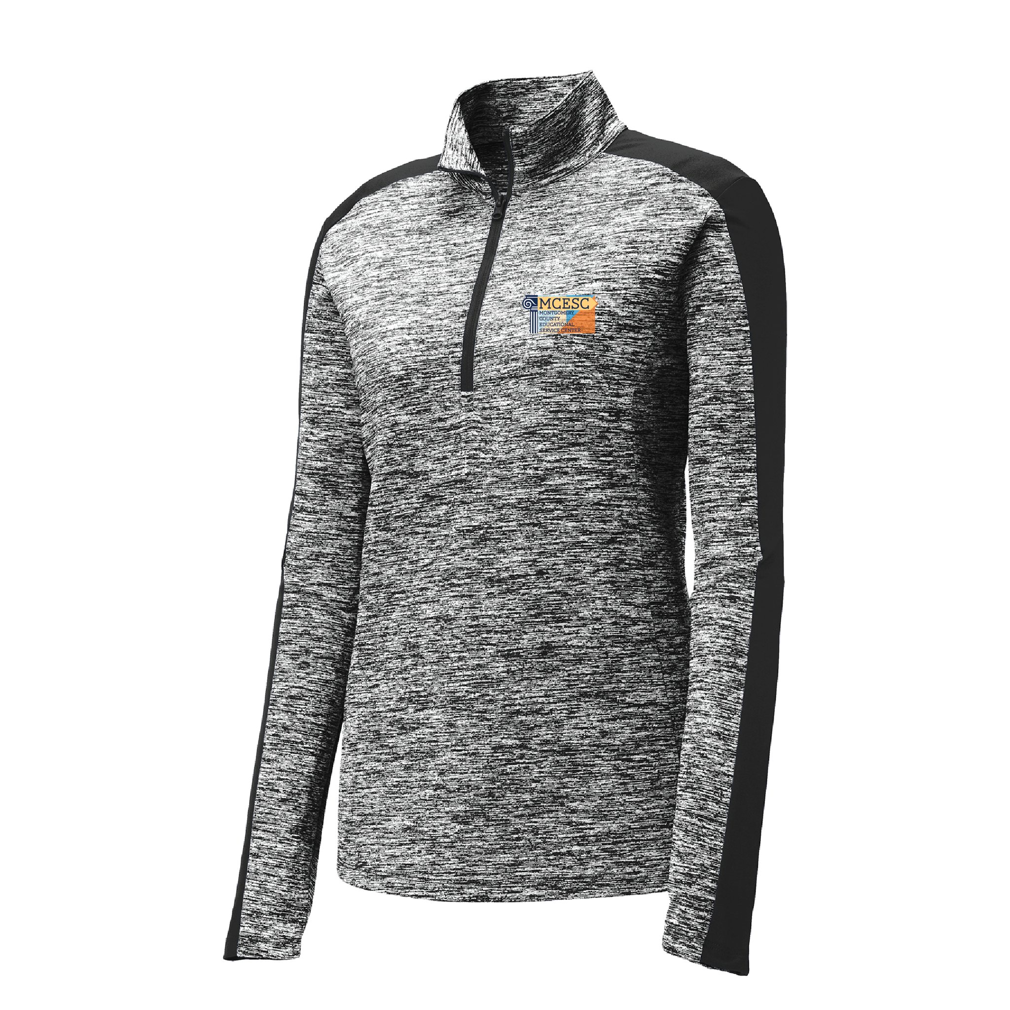 MCESC Ladies Electric Heather 1/4-Zip