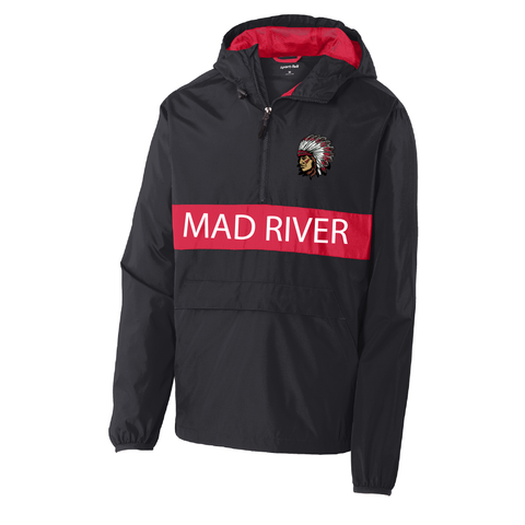 Mad River Indians Football Zipped Pocket Anorak