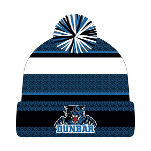 Dunbar Wolverines Knit Cap with Pom