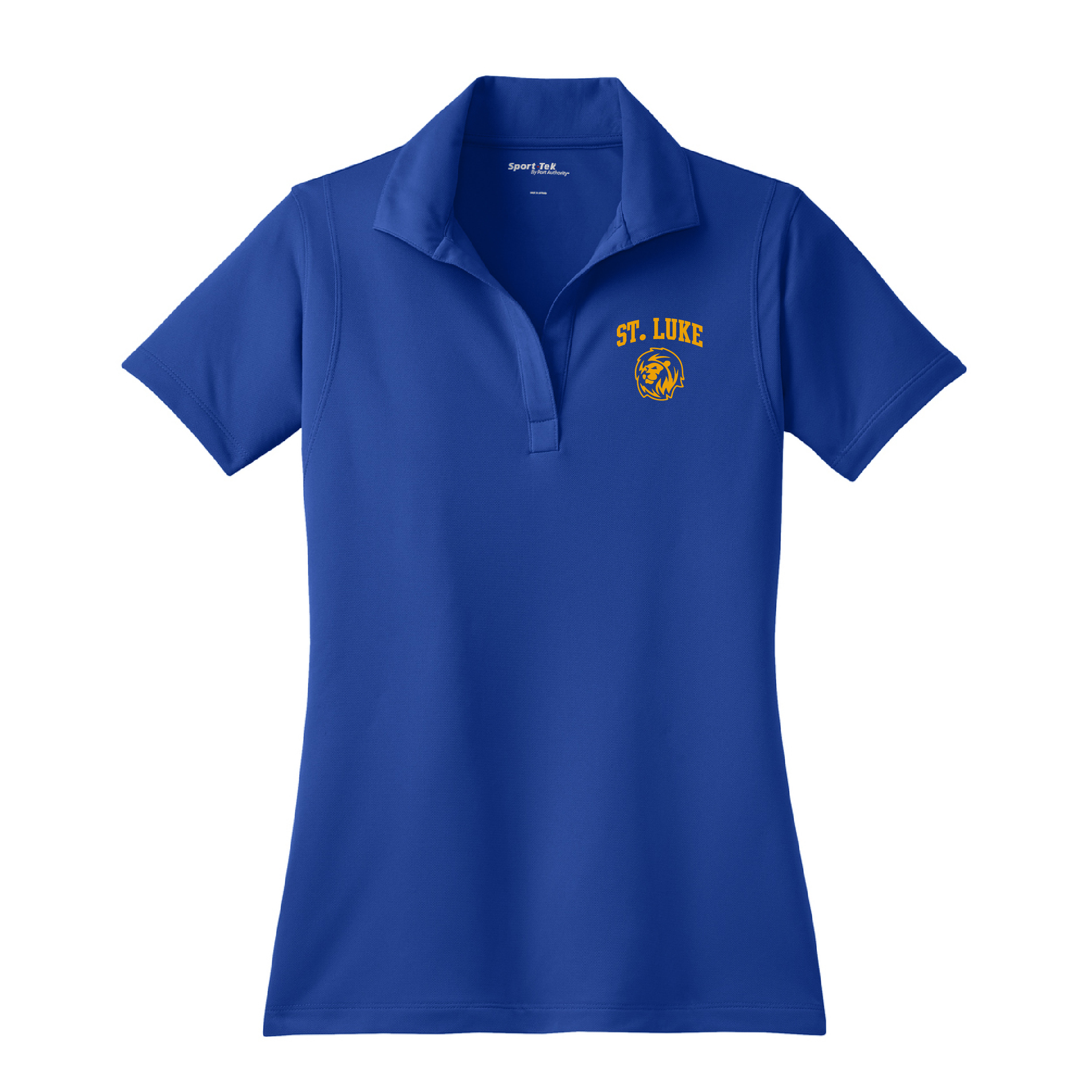 St. Luke Lions Ladies Polo Shirt - Lion Head