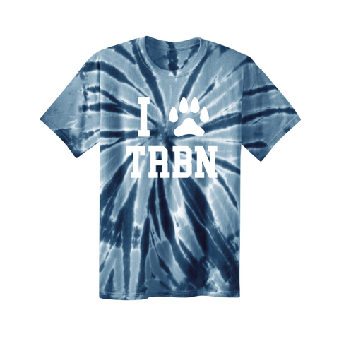 Trebein Elementary I Love Trebein Tie-Dye Tee