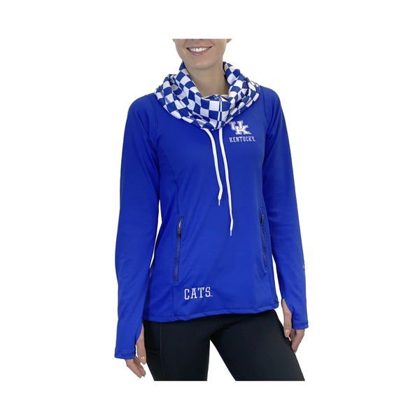 University of Kentucky Funnel Neck Long Sleeve/Blue