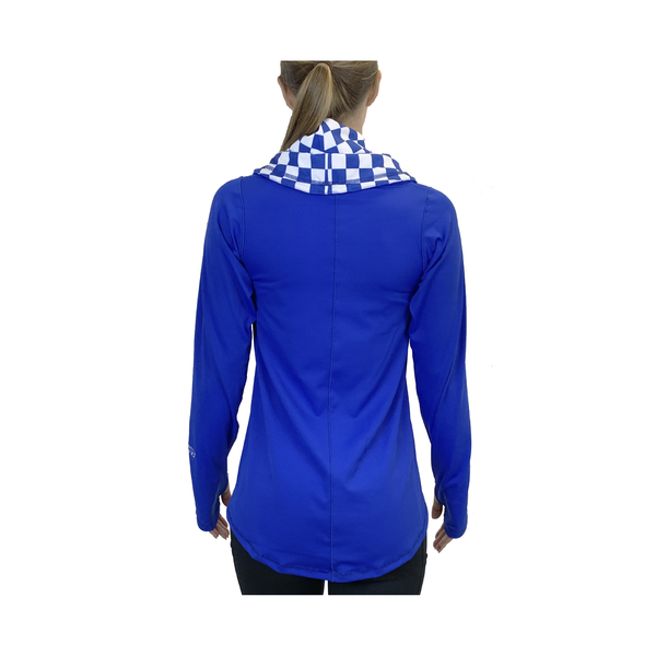 University of Kentucky Funnel Neck Long Sleeve/Blue