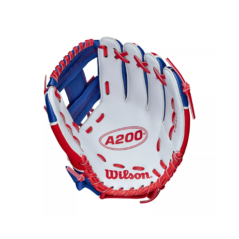 2022 Wilson A200 10" T-Ball Glove - Royal/Red