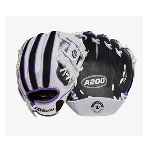 2022 Wilson A200 EZ Catch 10" Glove - White/Black/Purple